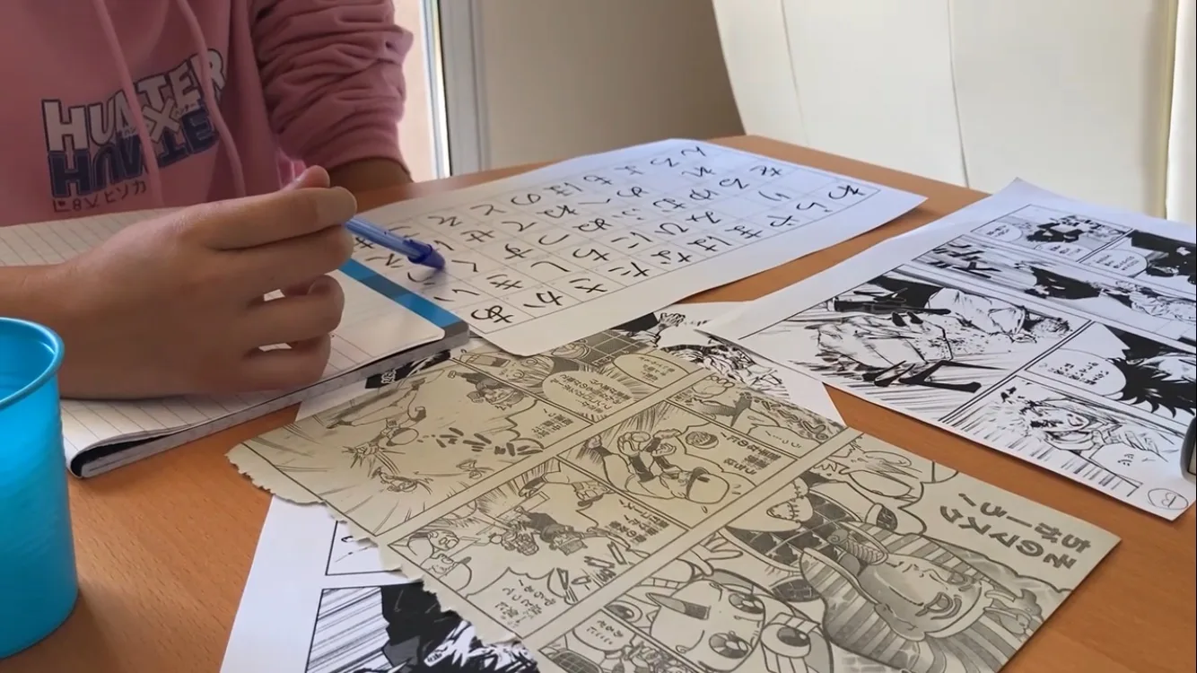 Cours de japonais avec manga en VO