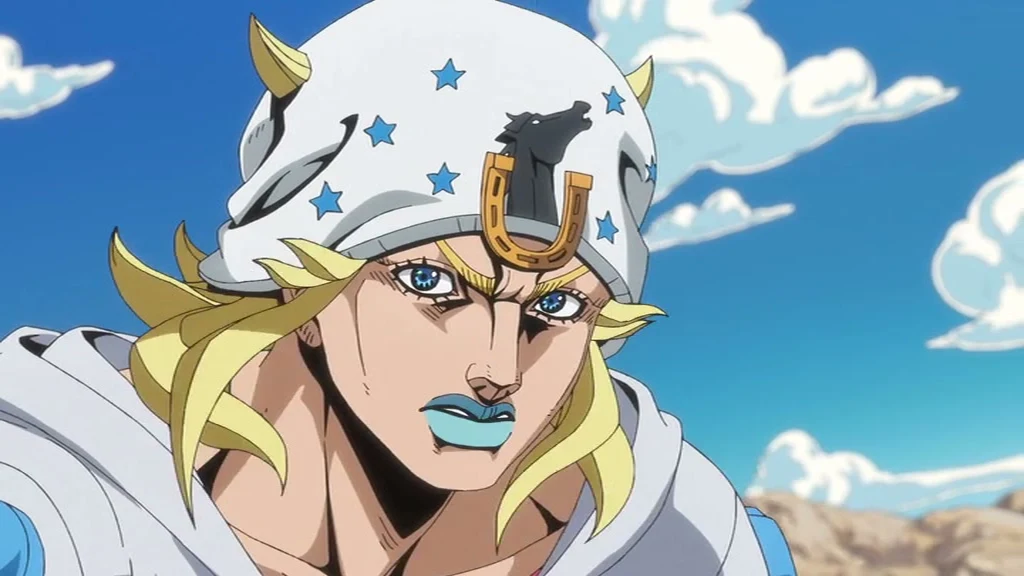 Johnny, à cheval, tourné vers Gyro.